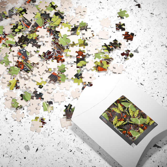 Butterflies and Moths Puzzle (110, 252, 520, 1014-piece) Printify