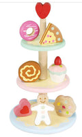 Cake Stand Set - Three Tier Wooden - Einstein's Attic