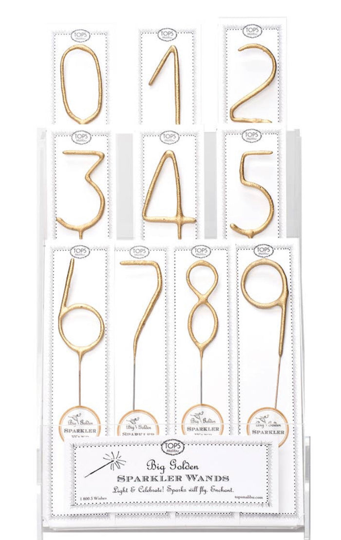 Candles Number Sparkler BIG 8” - Einstein's Attic