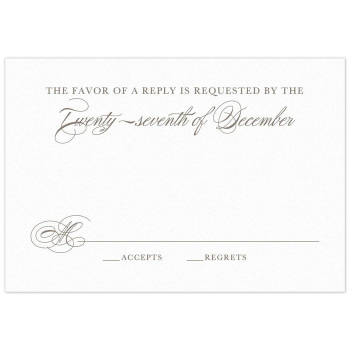 Catherine Eve Reply Card