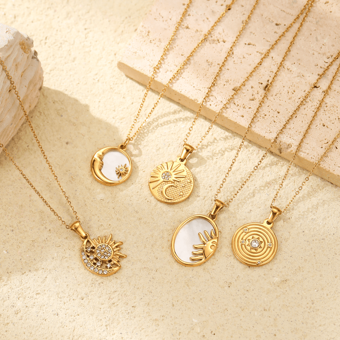 Celestial Sphere Charm Necklace - Ornaments Co -
