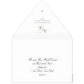 Charlie Monogram Invitation Envelope
