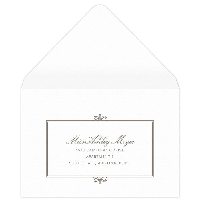 Charlie Reply Card Envelope