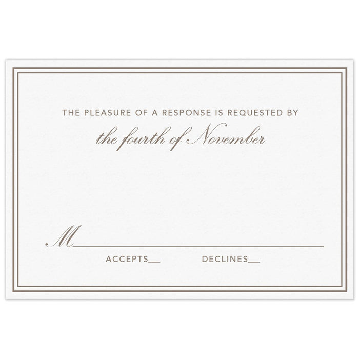 Charlie Reply Card