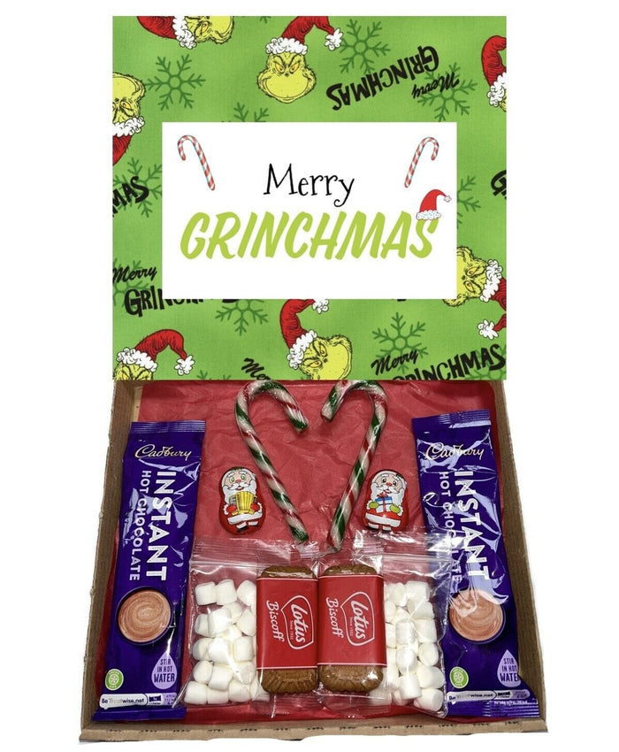 Christmas Eve Treats Fillers Stocking Hot Chocolate Set For Two Gift Grinch