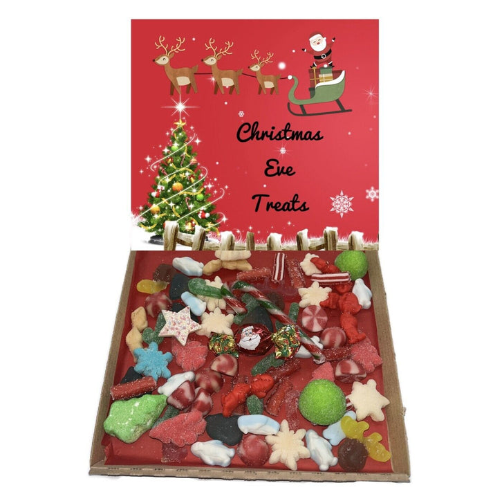 Christmas Eve Xmas Gift Pick n Mix Retro Gummy Sweets Chocolate Hamper Present