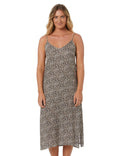 Classic Leopard Print Maxi Slip Dress | Cotton Satin | Sophia | XS - 3XL s