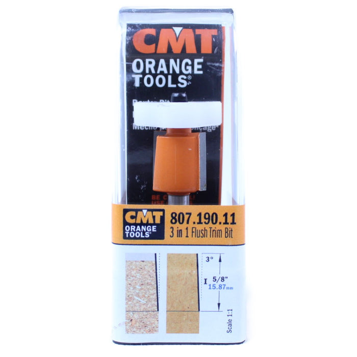 Cmt 807.190.11 3-1 Flush Trim Bit