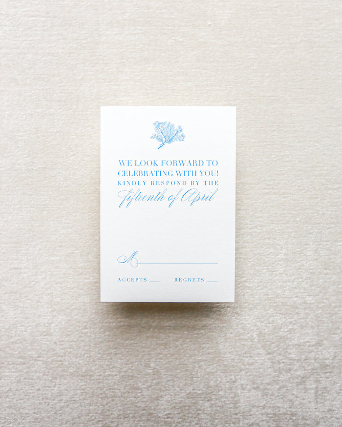 Coral Cove Reply Card