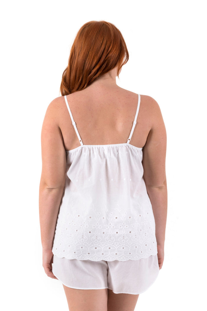 Cotton Camisole | Bardot | Broderie Anglaise | XS - 3XL