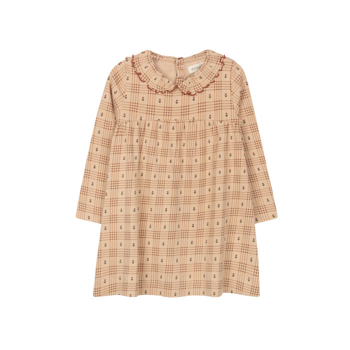 Cotton Floral Plaid Collection - Dress