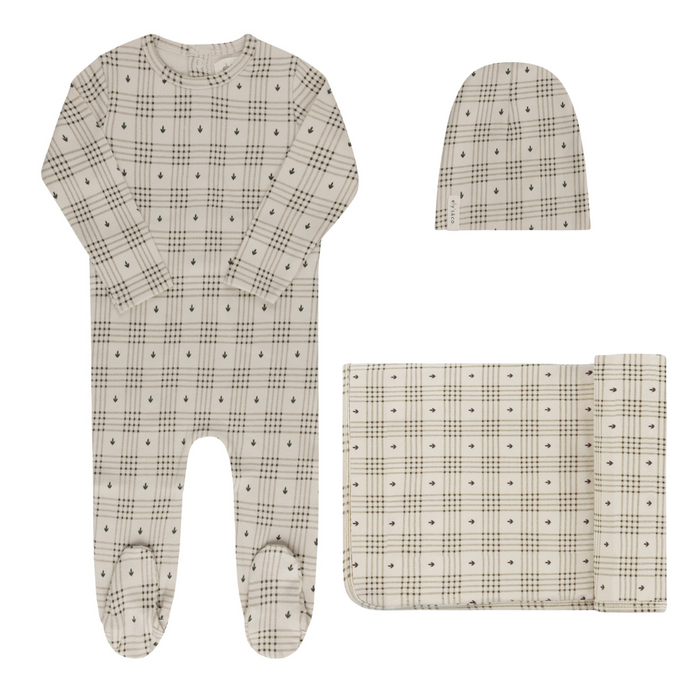 Cotton Floral Plaid Collection - Take Me Home Set