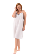 Cotton Nightie | Spirituelle | Celine Celeste | Black or White | XS - 3XL