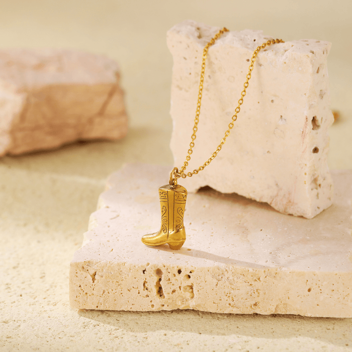 Cowboy Boot Necklace - Ornaments Co -
