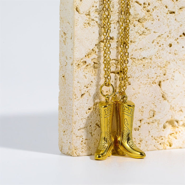 Cowboy Boot Necklace - Ornaments Co -