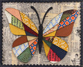 Bookboard mosaic wall hanging