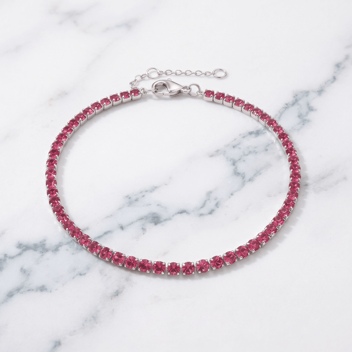 Diamond Glow Birthstone Bracelet - Ornaments Co - 18K Gold Plated