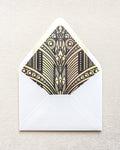 Dreaming of Deco Invitation Envelope Liner