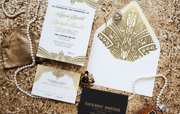 Dreaming of Deco Showstopper Reply Card Envelope