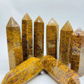 Elephant Skin Jasper Point Stone Wholesale -Wholesale Crystals