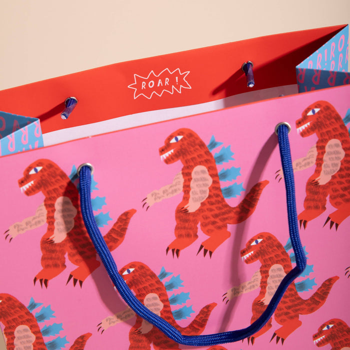 Fiery Kaiju Gift Bag
