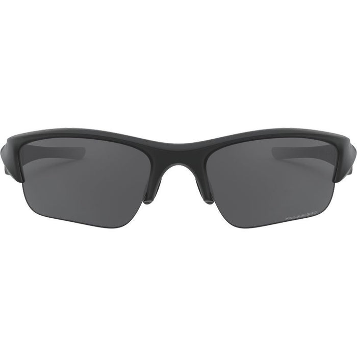 Flak Jacket XLJ, Matte Black/Grey Polarised Lenses