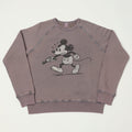 Flea-T 1950s Raglan 'Rebel Mickey' Sweatshirt - Navy