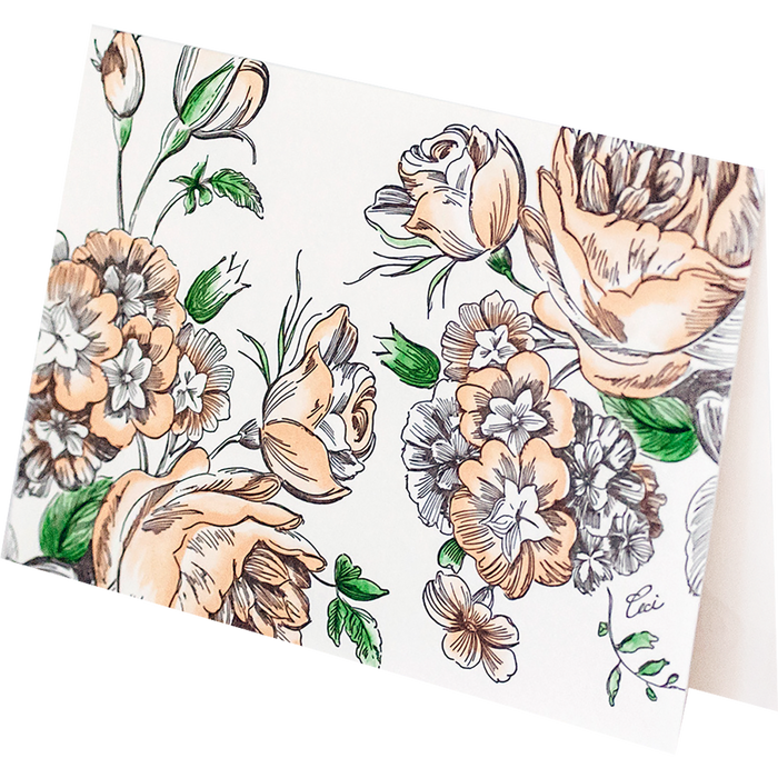 Flora Notecard  and Envelope Set