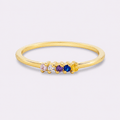 Forever Birthstone Ring - Ornaments Co - 18K Gold Plated