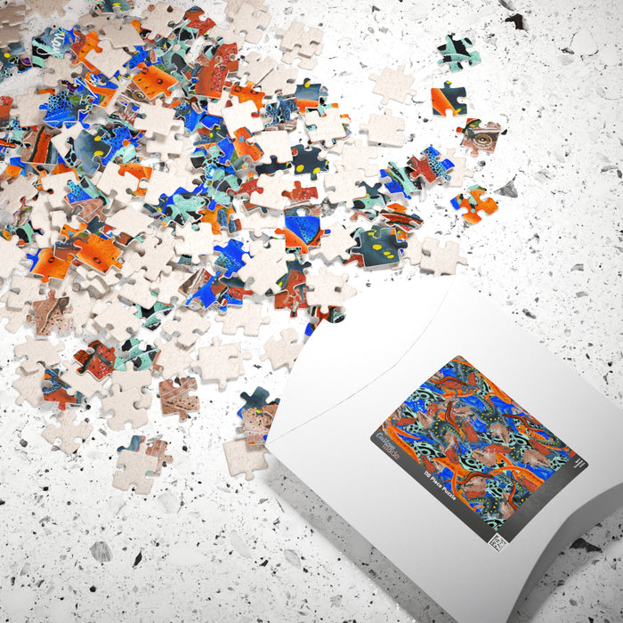 Frogs and Salamanders Puzzle (110, 252, 520, 1014-piece) Printify