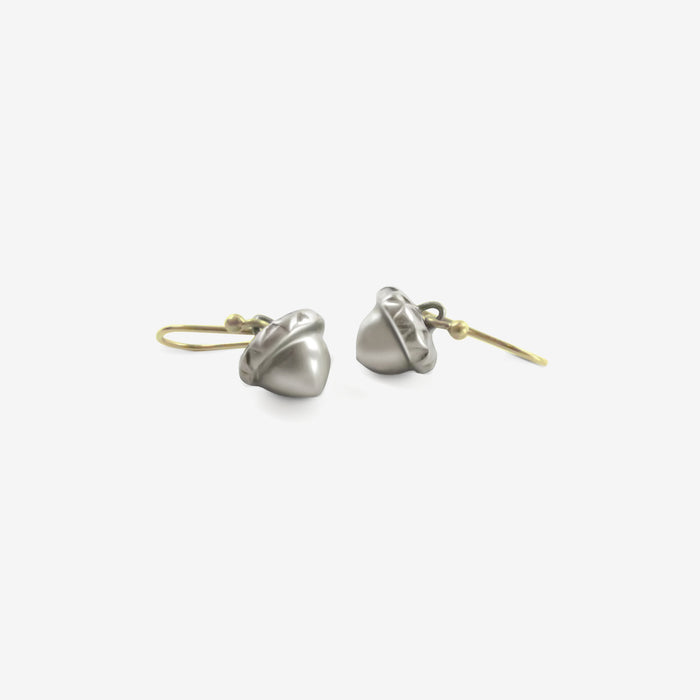 GABRIELLA KISS STERLING SILVER ACORN EARRINGS