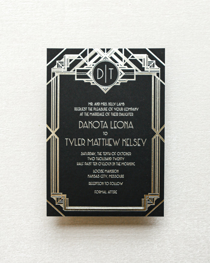 Gatsby Invitation
