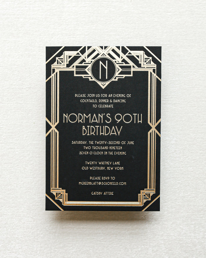 Gatsby Invitation