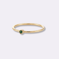 Golden Glow Birthstone Ring - Ornaments Co - 18K Gold Plated