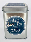 Gonzaga Fan Can  Candle