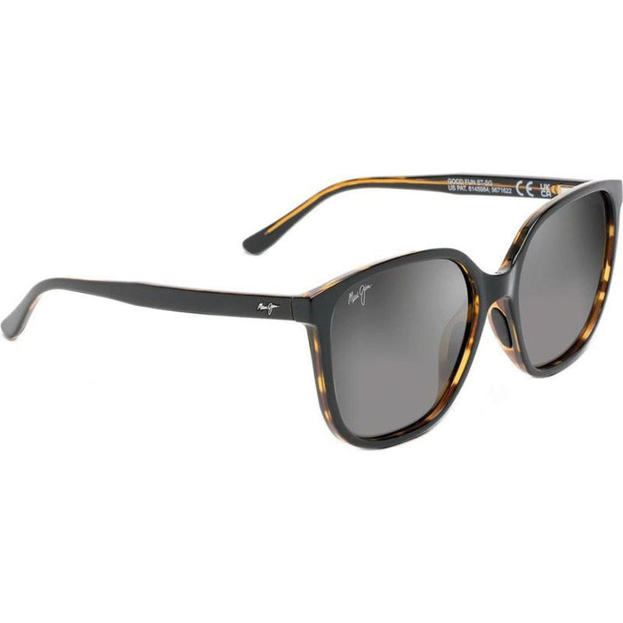 Good Fun, Black and Tortoise/Neutral Grey Glass Polarised Lenses