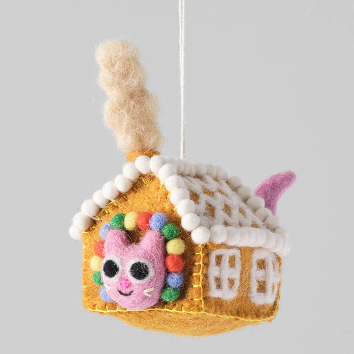Gretel the Cat Felt Ornament