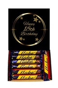Happy 18th Birthday Gift Cadbury Chocolate Hamper Wispa Boost Freddo Flake Twirl