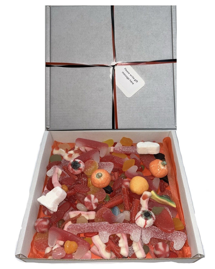 Happy Halloween Gift Pick n Mix Retro Gummy Sweets Hamper Present Trick or Treat