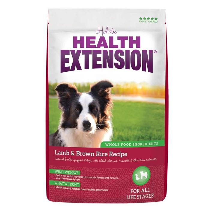 Health Extension Lamb and Brown Rice Dry Dog Food