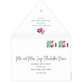 Hibiscus Palm Invitation Envelope