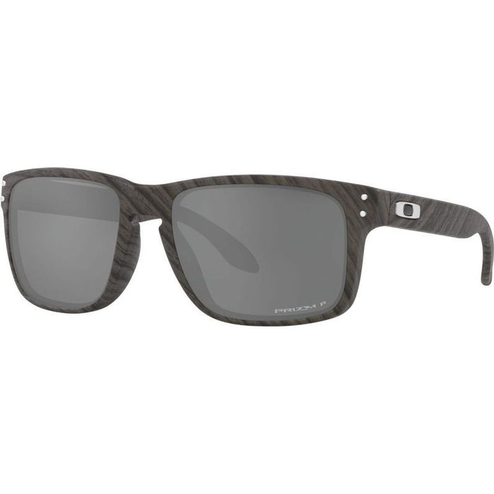 Holbrook, Woodgrain/Prizm Black Polarised Lenses
