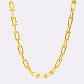 Horse Shoe U - Link Necklace - Ornaments Co - 18K Gold Plated