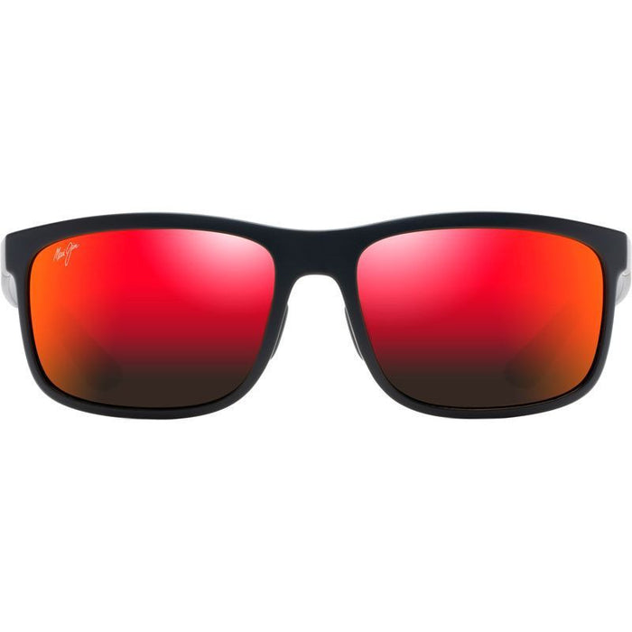 Huelo, Matte Black/Hawaii Lava Polarised Lenses