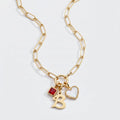 Initalia - Build Your Own Charm Necklace With Birthstone & Initial - Ornaments Co -