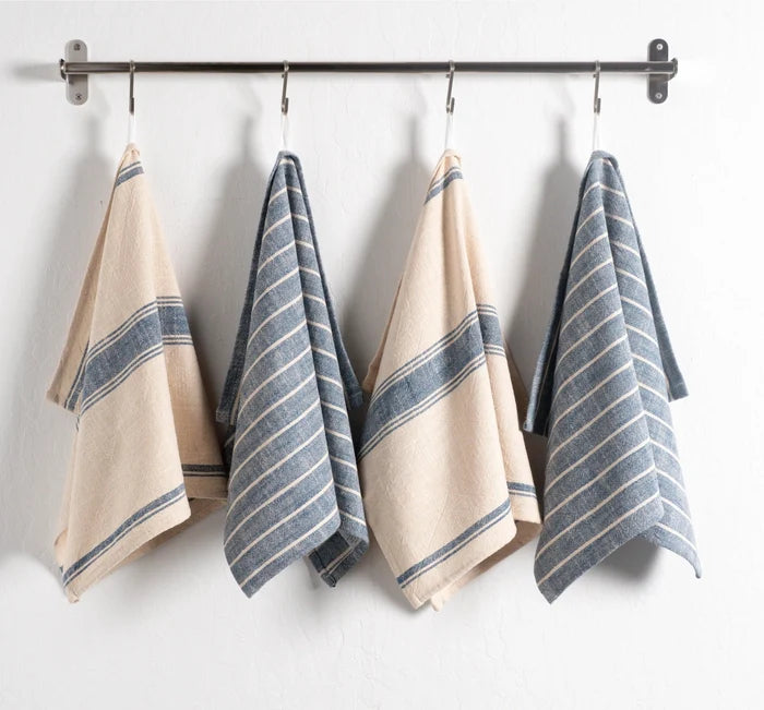 KAF Firenze Dishtowels (Set of 2): Navy