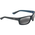 Kanaio Coast, Matte Black, White, Blue/Neutral Grey Glass Polarised Lenses