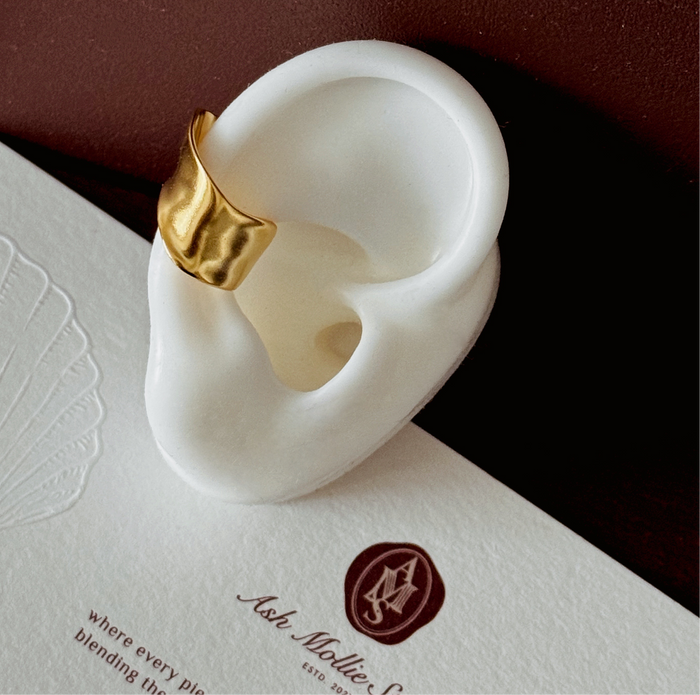 KHALEESI Chunky Ear Cuff - ASH MOLLIE STUDIO
