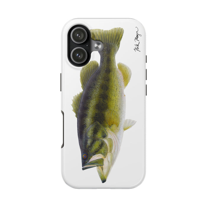 Largemouth Bass White Phone Case (iPhone) Printify