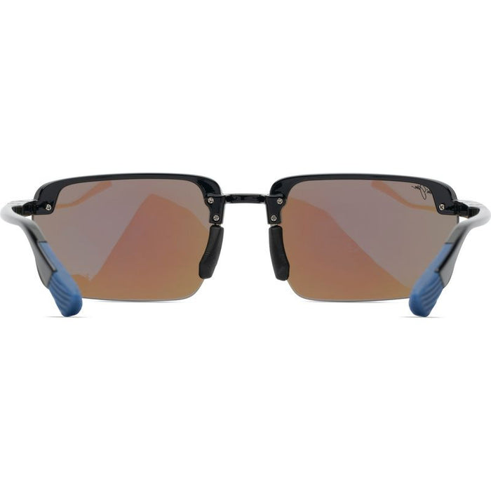 Laulima, Shiny Transparent Dark Grey/Blue Hawaii Polarised Lenses